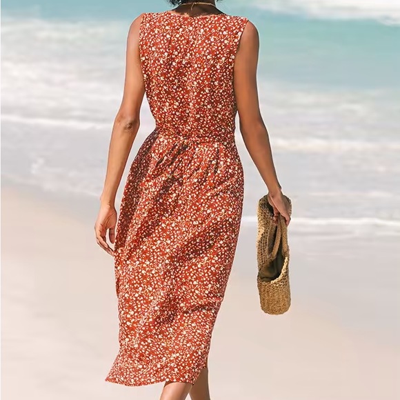 Cupshe Milana Tie Back Dress | NWT Sz. XS - Picture 3 of 7